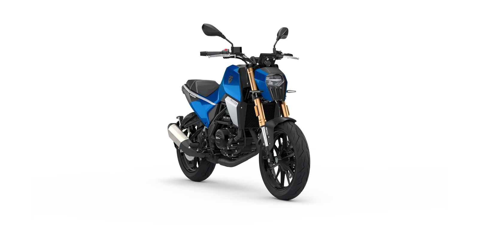 Peugeot PM-03 en color Jet Blue, vista tres cuartos delantera