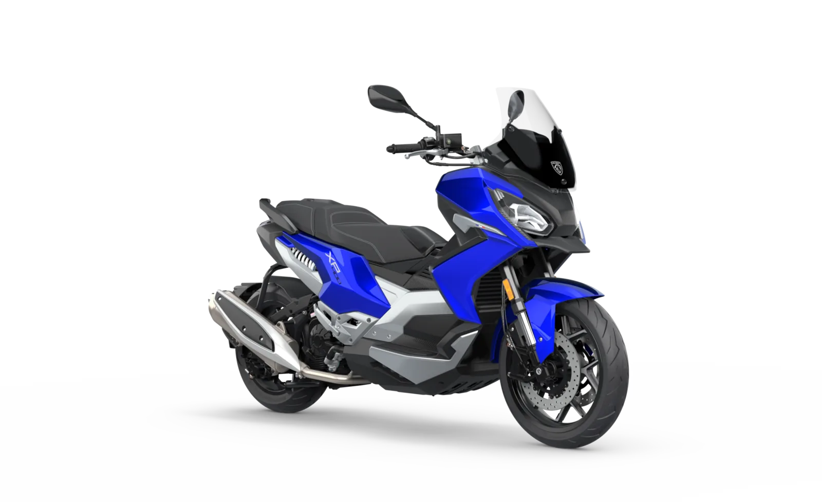 Peugeot XP400 XP400 Allure en color Pulsar Blue, vista tres cuartos delantera